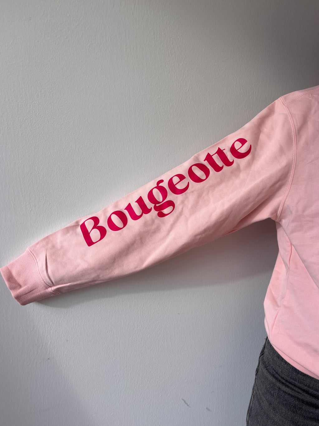 Crewneck rose régulier