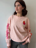 Crewneck rose régulier