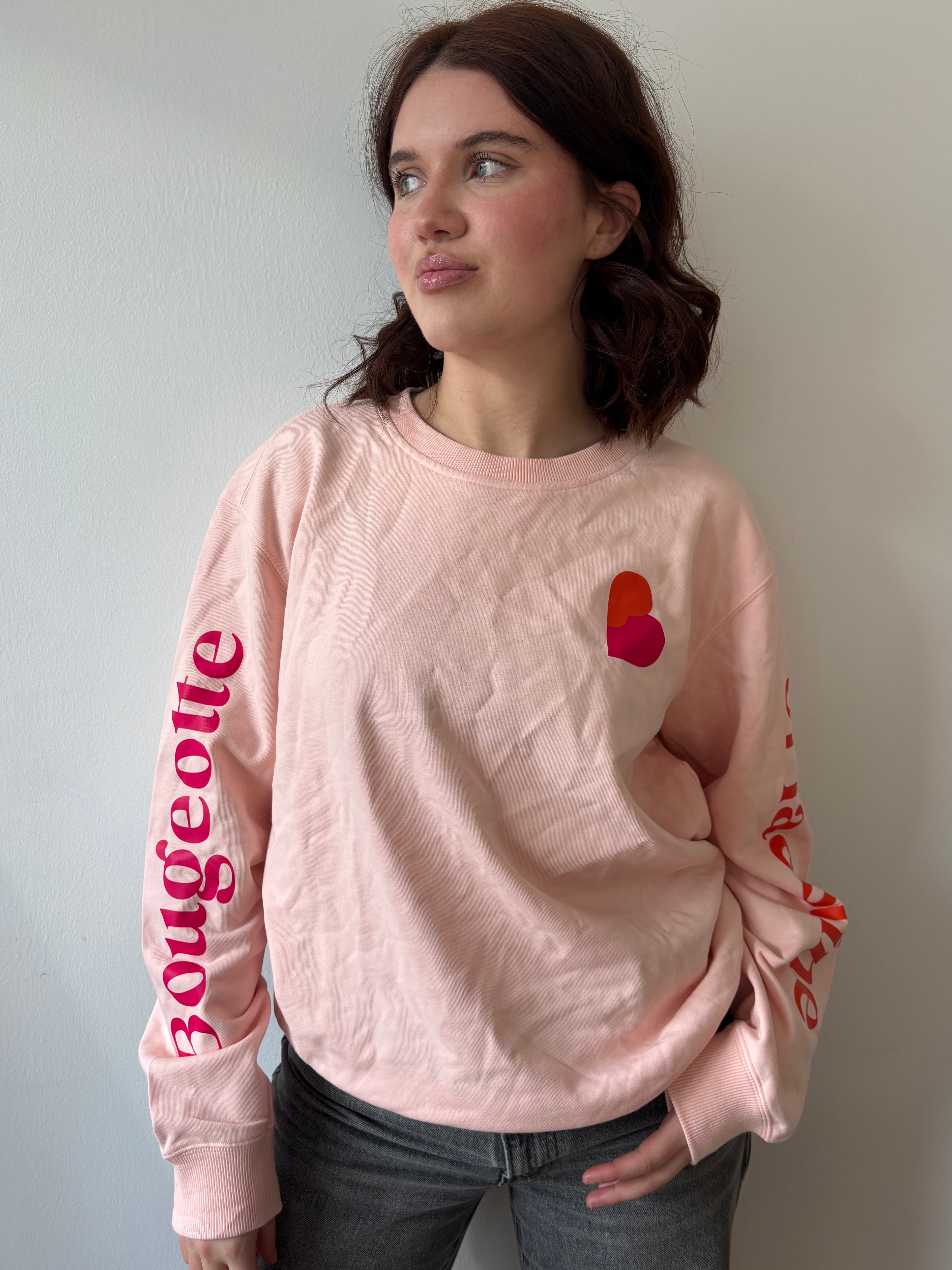Crewneck rose régulier