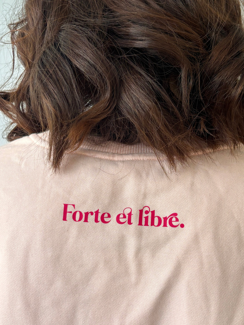 Crewneck rose régulier